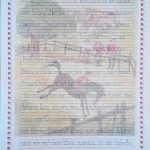 Handschriftlicher Bericht über Museumsbesuch von Schulkinder