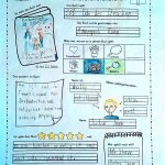 Kinderbuch Bewertung mit Zeichnungen und Notizen auf Deutsch