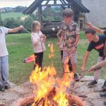 Marshmallows am Lagerfeuer