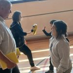 Übung an den Schlagpolstern